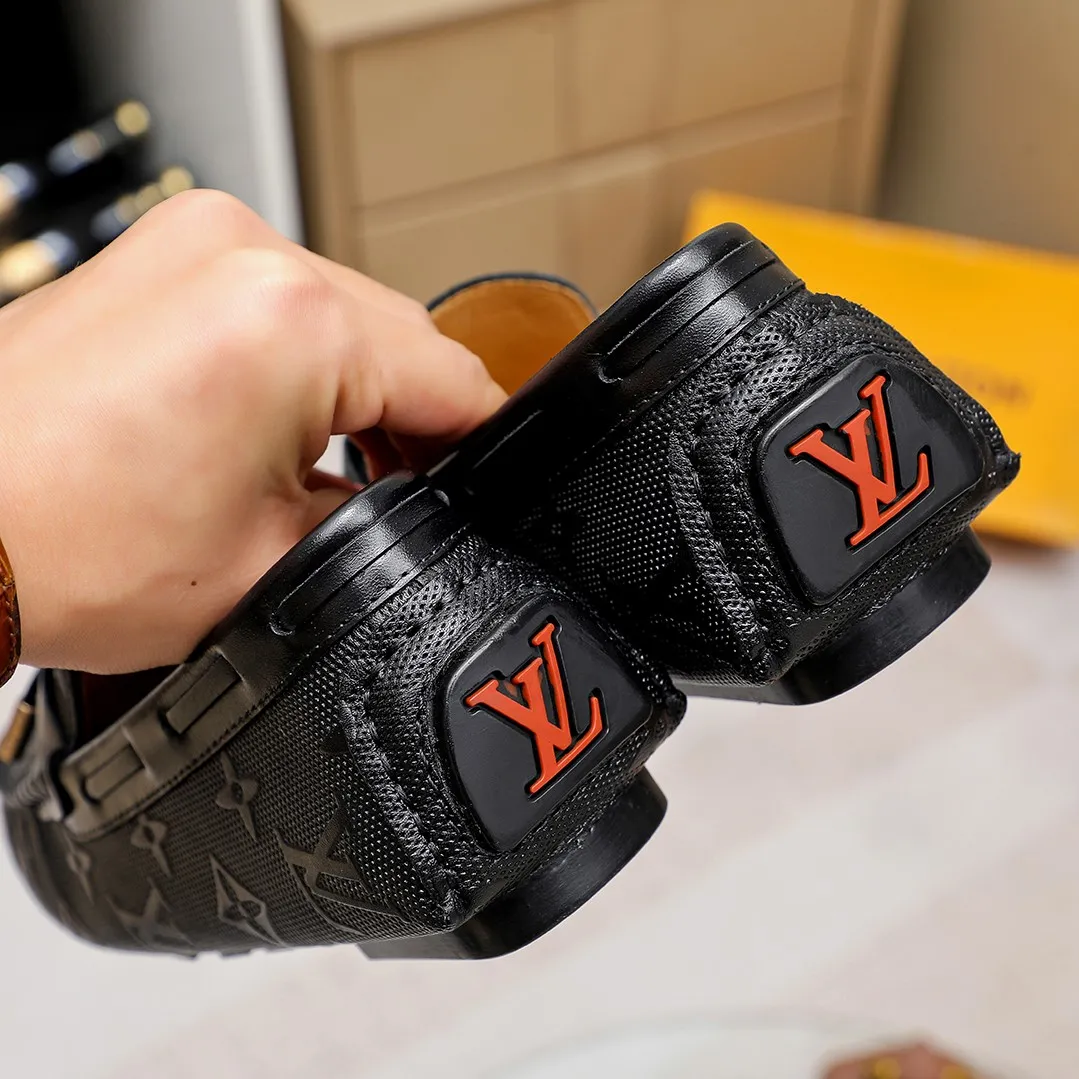 Men's shoes 💰360 💰 LV Louis Vuitton's top-quality Peaches men's shoes 💯Original copy of the official website, the upper is made of imported official website 1:1 material ❌Italian 🇮🇹 cowhide surface, imported pigskin lining. It’s definitely not made with ordinary craftsmanship, it’s the model used by celebrities! The factory’s craftsmanship is designed to create the most perfect shoes for trendy men! Colors available! 38-45 yards